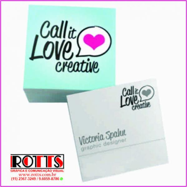 MINI-CARTÃO DE VISITA 250g/m² 4×1 cores