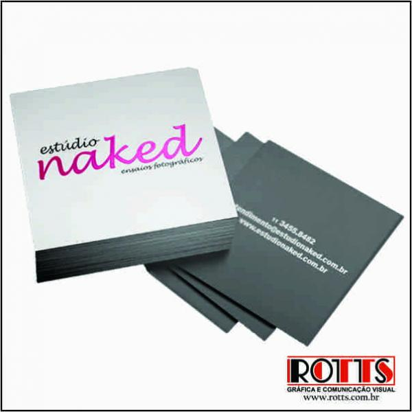 MINI-CARTÃO DE VISITA 300g/m² 4×1 cores