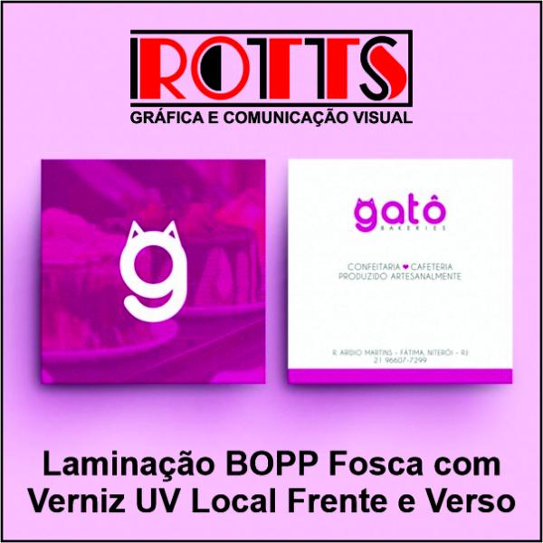 MINI-CARTÃO DE VISITA FOSCA + VERNIZ 300g/m² 4×4 cores