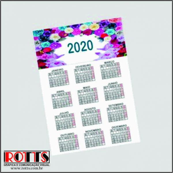 CALENDÁRIOS DE PAREDE 250g/m² 4×1